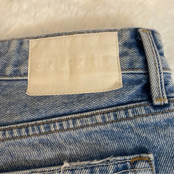 GRLFRND Women’s Helena High Rise Cut Off Short in Newport Size 26 - Picture 7 of 9